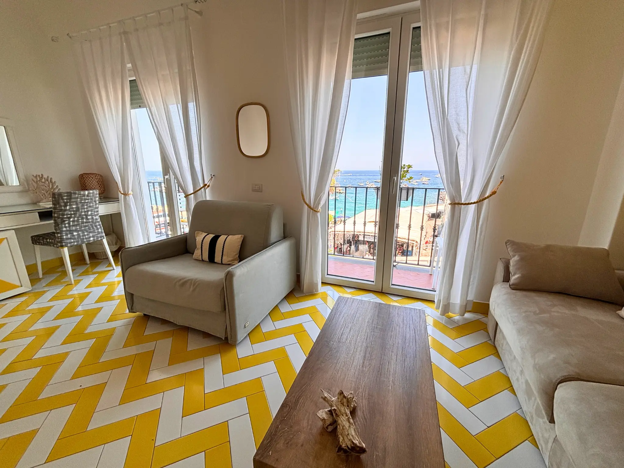 Junior Suite vista mare con due balconi privati