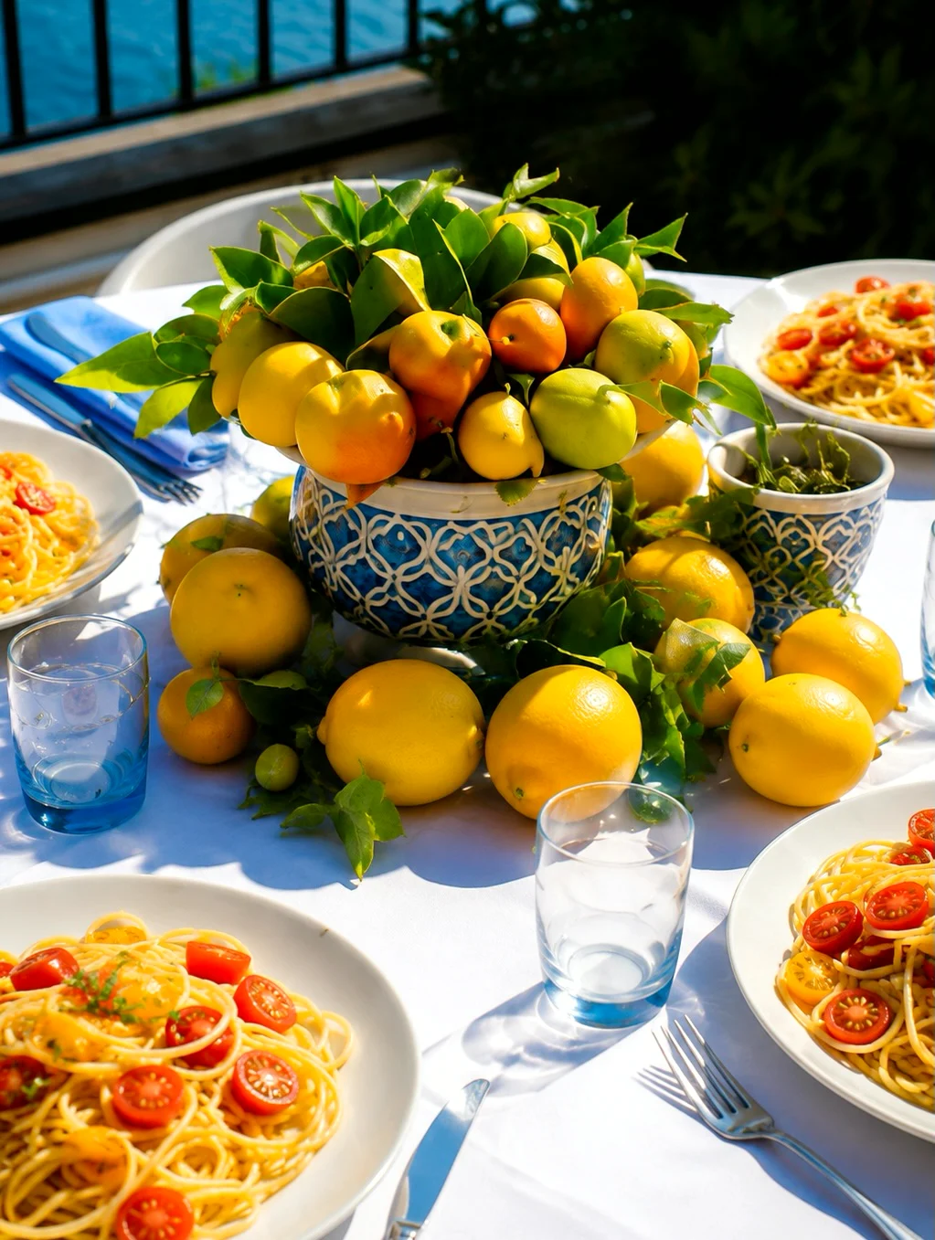 Spaghetti e limoni di Capri